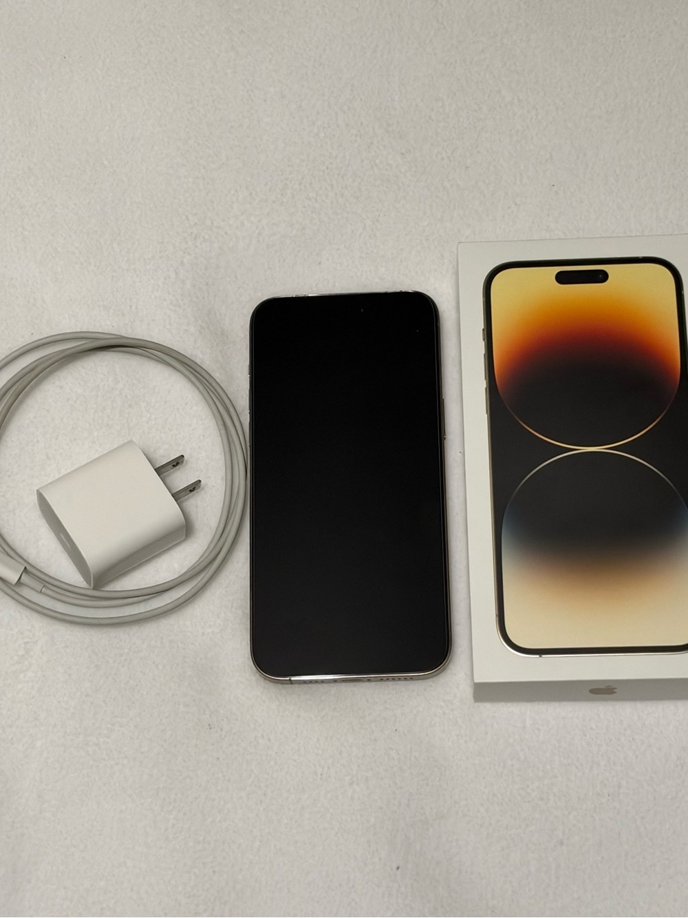 Apple iPhone 14 Pro Max - Gold with Box & Charger 512GB Unlocked. Good Condition